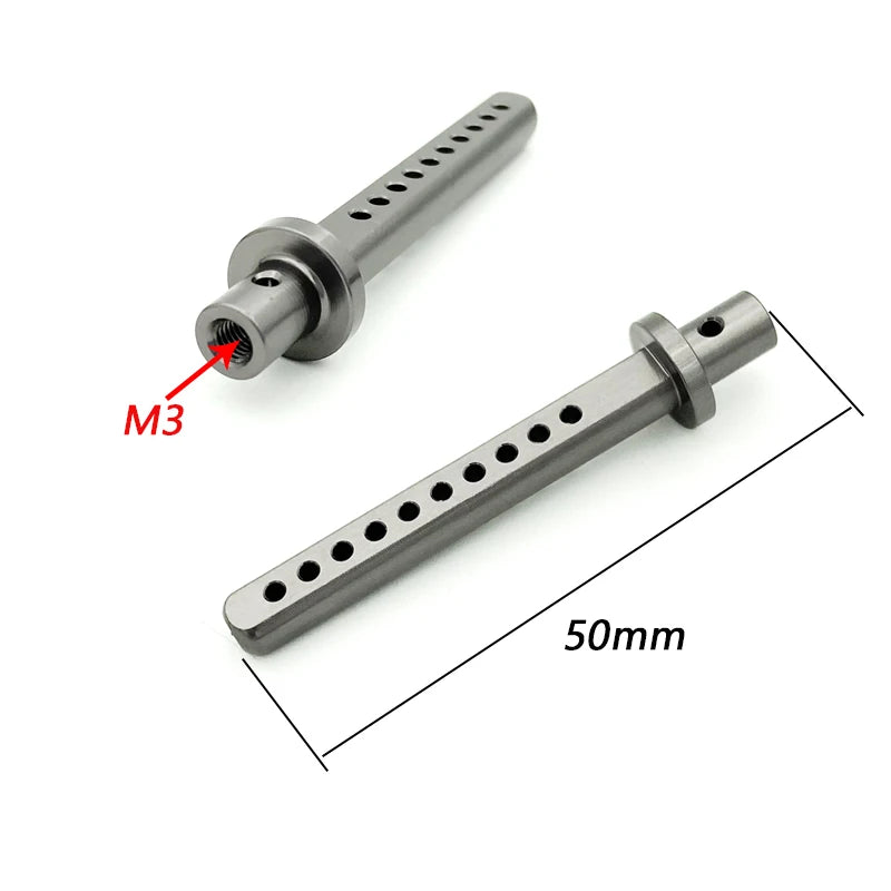4 Pcs Aluminum Body Post Mounting Car Shell With R Clamp Fixing Post for 1/10 RC Crawler Vehicle Axial SCX10 Parts Accessories