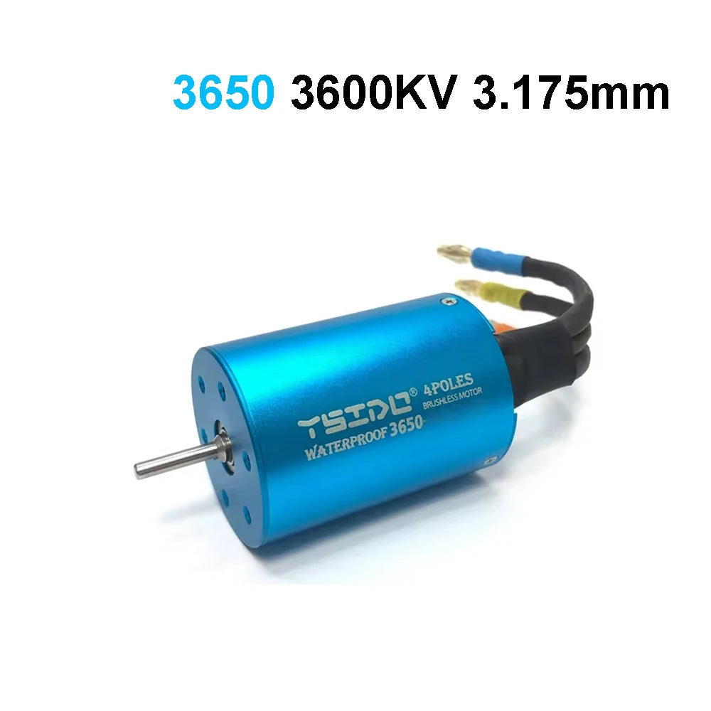 YSIDO 3650 3660 3665 3674 4500KV 5400KV Brushless Motor WaterProof for 1/10 1/12 Traxxas HSP RedCat Tamiya SCX10 RC Crawler Cars