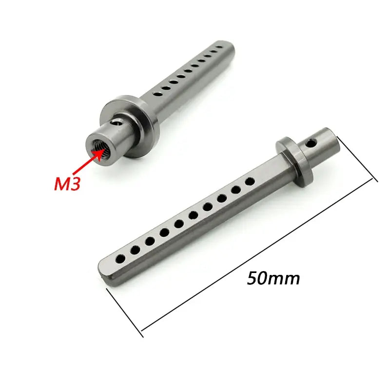 4 Pcs Aluminum Body Post Mounting Car Shell With R Clamp Fixing Post for 1/10 RC Crawler Vehicle Axial SCX10 Parts Accessories