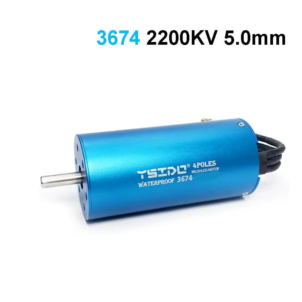 YSIDO 3650 3660 3665 3674 4500KV 5400KV Brushless Motor WaterProof for 1/10 1/12 Traxxas HSP RedCat Tamiya SCX10 RC Crawler Cars