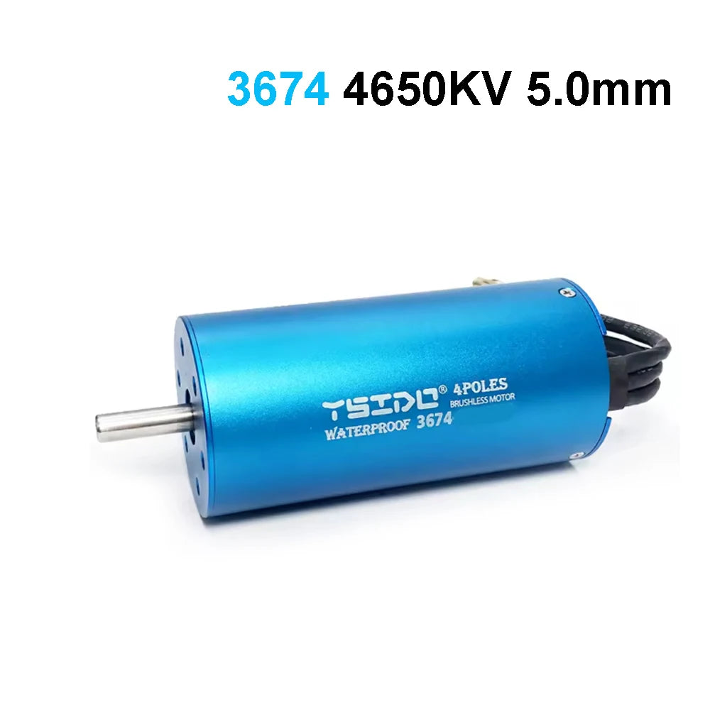 YSIDO 3650 3660 3665 3674 4500KV 5400KV Brushless Motor WaterProof for 1/10 1/12 Traxxas HSP RedCat Tamiya SCX10 RC Crawler Cars