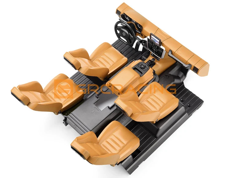 GRC 1/10 Benz Interior Full Set For Traxxas TRX4 G500 TRX6 G63 Body Simulation Upgrade parts accessories  #G161GR G161GY