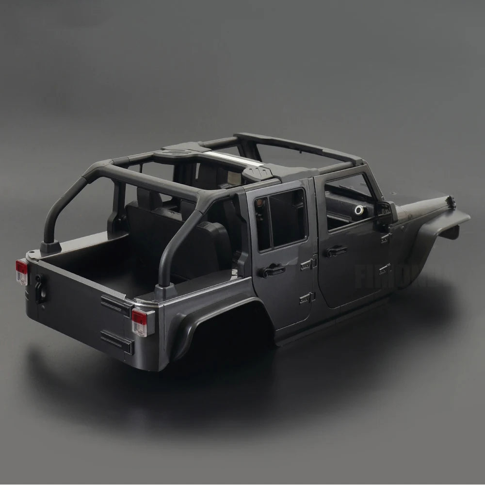 1:10 Scale Convertible Hard Body Kit 313mm Wheelbase for 1/10 RC Crawler Car Axial SCX10 90046 TRX4 Redcat GEN8