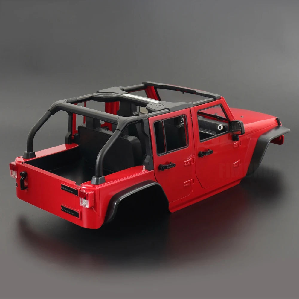 1:10 Scale Convertible Hard Body Kit 313mm Wheelbase for 1/10 RC Crawler Car Axial SCX10 90046 TRX4 Redcat GEN8