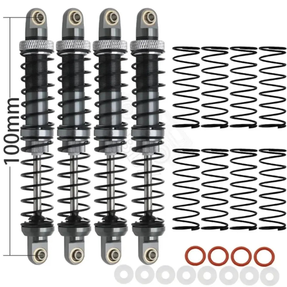 Metal 70mm 80mm 90mm 100mm 110mm 120mm Shock Absorber Oil Damper for 1/10 RC Crawler Car Axial SCX10  AXI03007 RBX10 D90 TRX4