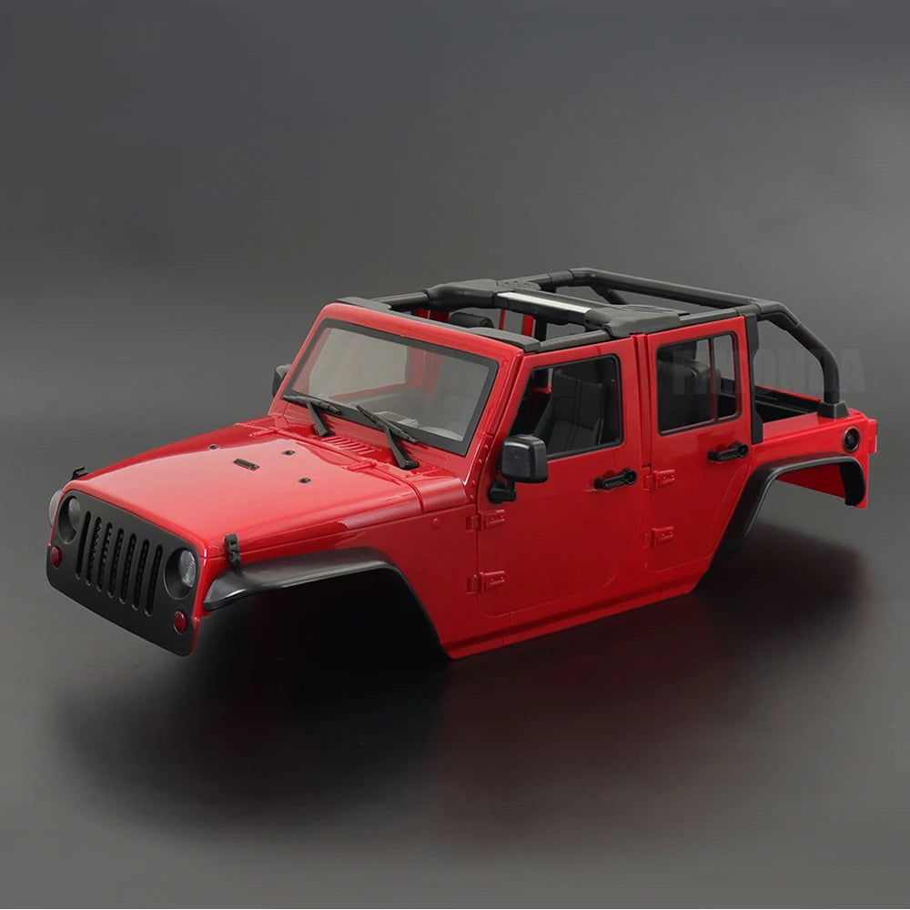 1:10 Scale Convertible Hard Body Kit 313mm Wheelbase for 1/10 RC Crawler Car Axial SCX10 90046 TRX4 Redcat GEN8