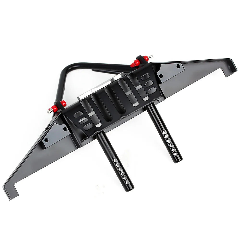 INJORA Metal Front Bumper for 1/10 RC Crawler Car Axial SCX10 & SCX10 II 90046 90047