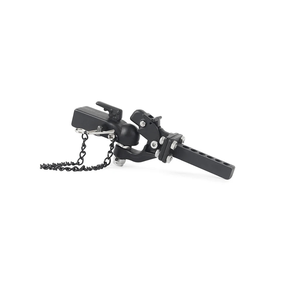 Metal Trailer Head Rescue Tow Hook M3 Hitch Mount for 1/10 RC Crawler TRX4 TRX6 SCX10 90046 D90 Redcat GEN 8 Scout II CC01 TF2