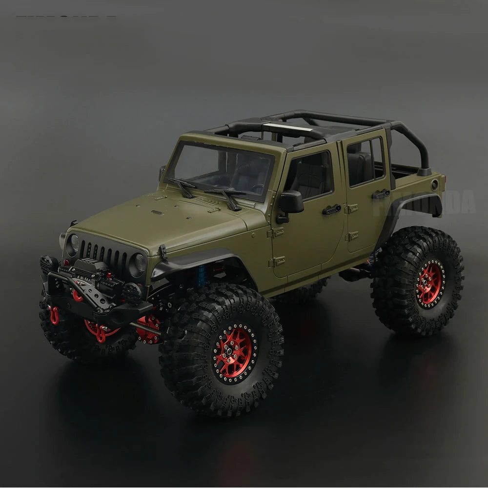1:10 Scale Convertible Hard Body Kit 313mm Wheelbase for 1/10 RC Crawler Car Axial SCX10 90046 TRX4 Redcat GEN8