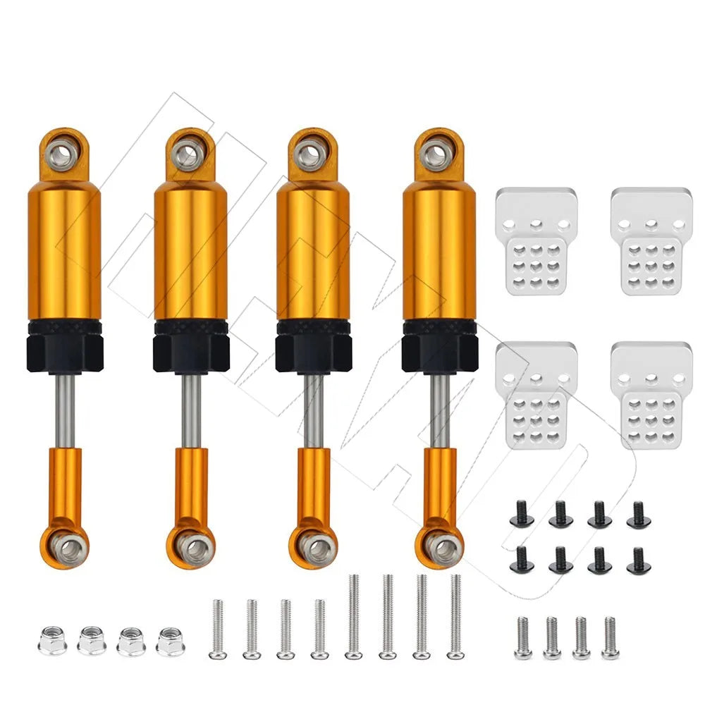 4Pcs Upgrade Parts Set Shock Sbsorbers for WPL C14 C24 C34 B14 B24 MN D90 D91 MN99 MN99s RC Car Truck