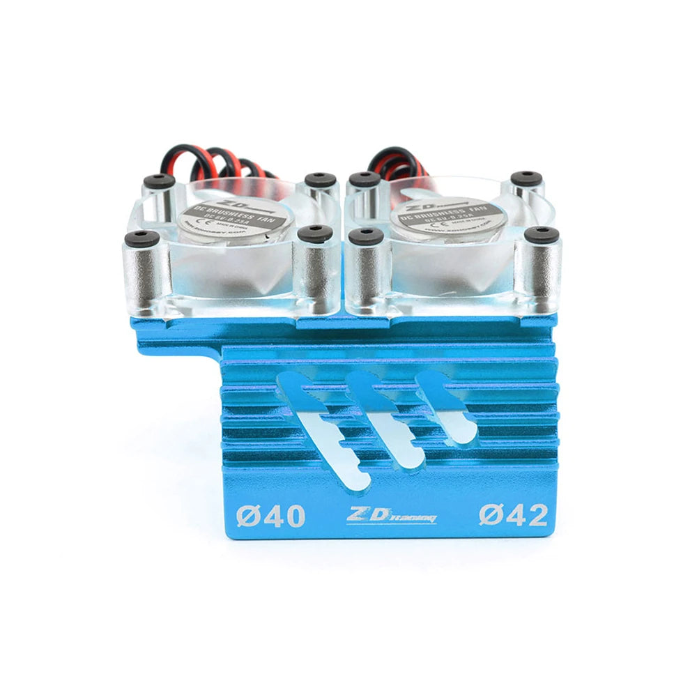 40-42mm RC Motor Cooling Fan Heatsink With High Speed for Hobbywing 4268 4274 4092 1/8 1/10 Buggy Truck RC Cars Motors