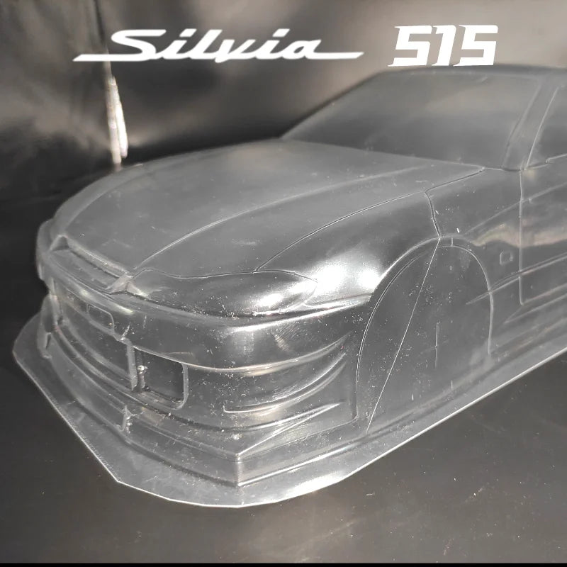 RC 1/10 Coppermix Silvia S15 PVC Bodyshell 260mm Wheelbase With Lampshade and Spoiler For 1/10 RC Turing Drift