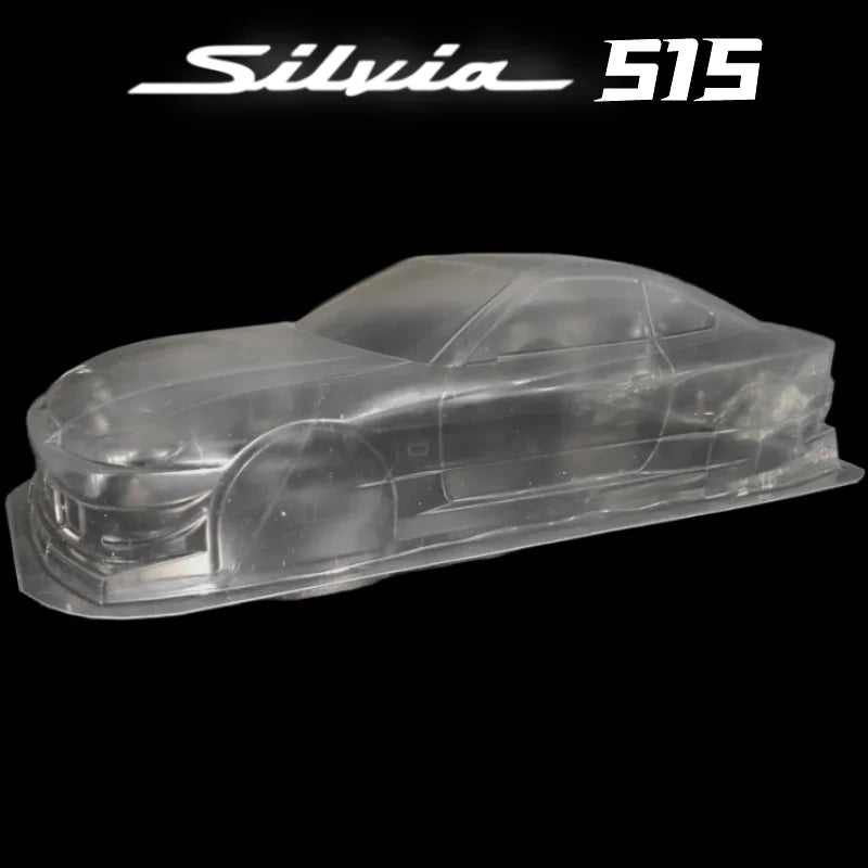 RC 1/10 Coppermix Silvia S15 PVC Bodyshell 260mm Wheelbase With Lampshade and Spoiler For 1/10 RC Turing Drift