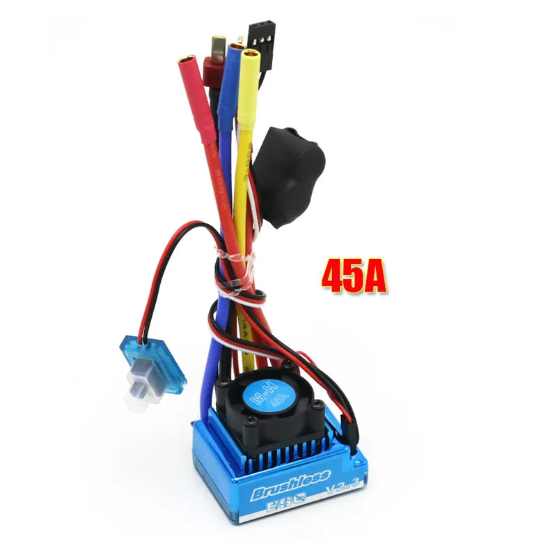 RC Motor 3650 3100KV / 3900KV / 4300KV / 5200KV Brushless Motor & 45A 60A 80A 120A ESC Combo Set for 1:10 RC Car RC Boat Part