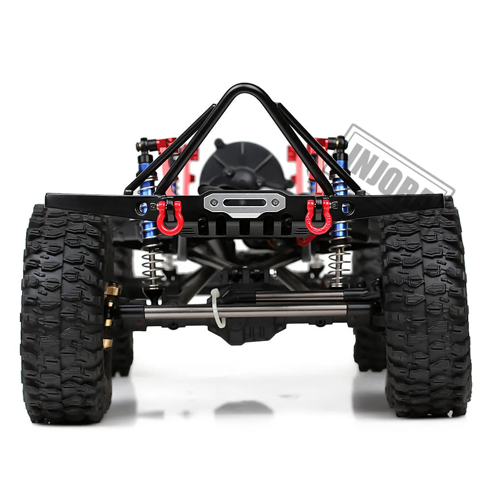 INJORA Metal Front Bumper for 1/10 RC Crawler Car Axial SCX10 & SCX10 II 90046 90047