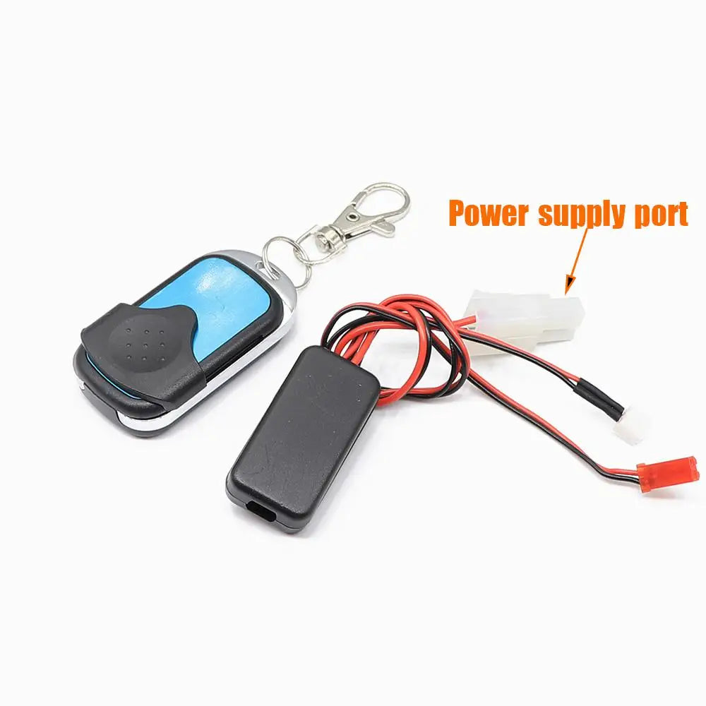 Remote control automatic simulation winch suitable for 1:10 RC covered car TRX-4 scx10 90046 D90 modification accessories