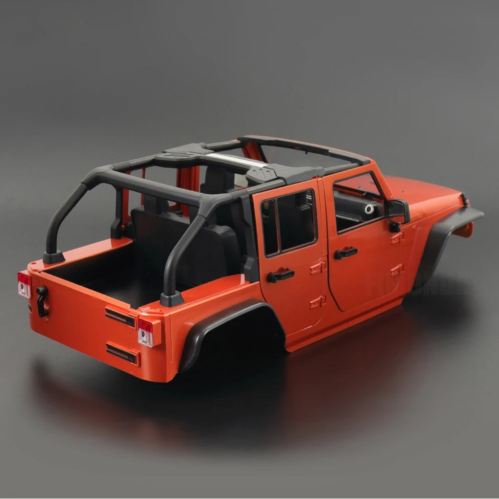 1:10 Scale Convertible Hard Body Kit 313mm Wheelbase for 1/10 RC Crawler Car Axial SCX10 90046 TRX4 Redcat GEN8