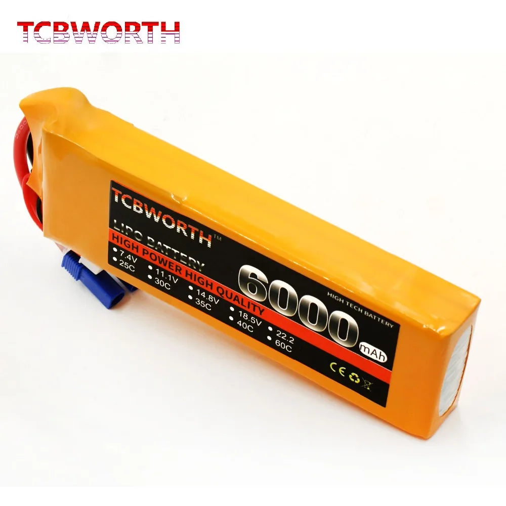 3S 11.1V RC LiPo Battery 1300 1500 1800 2200 3000 6000mAh 25C 35C 60C For RC Aircraft Quadrotor Drone Airplane 3S Batteries
