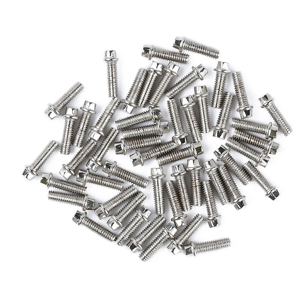 INJORA M2 M2.5 M3 Steel Scale Beadlock Ring Screws 1.9 2.2 Wheel Rims for 1/10 RC Crawler Car TRX4 Axial SCX10 AXI03007 VS4-10