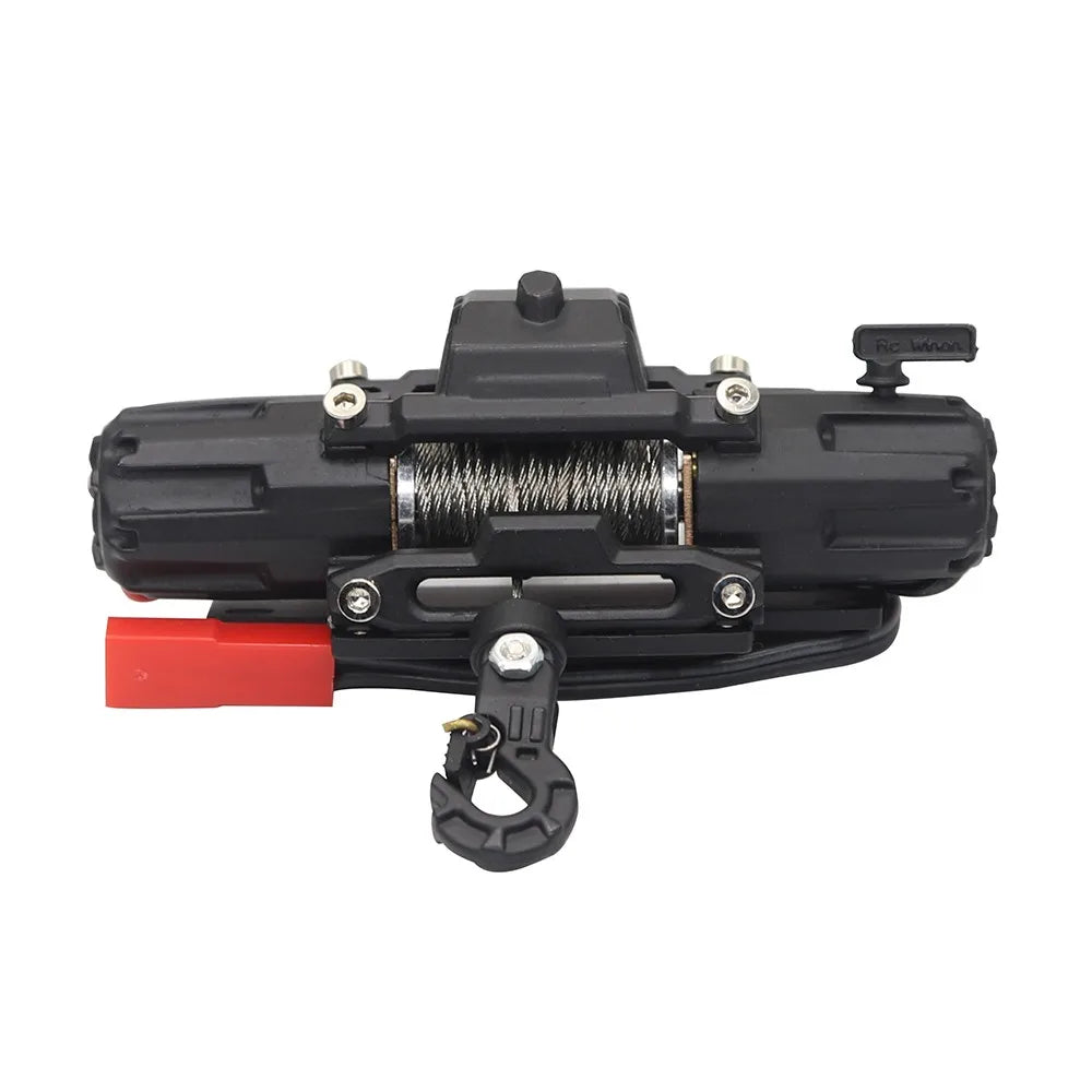 Remote control automatic simulation winch suitable for 1:10 RC covered car TRX-4 scx10 90046 D90 modification accessories