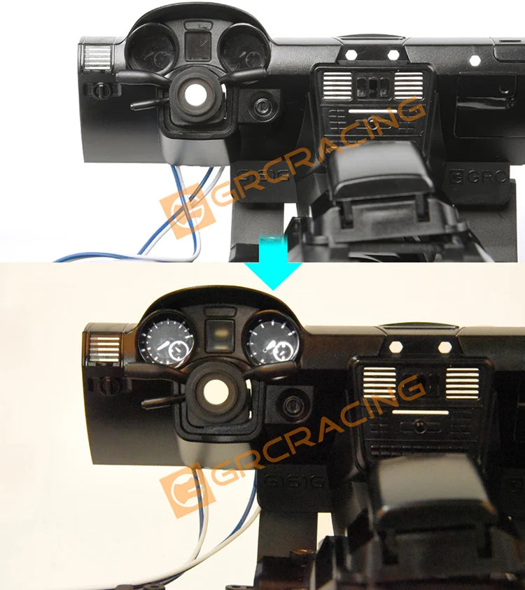 GRC 1/10 Benz Interior Full Set For Traxxas TRX4 G500 TRX6 G63 Body Simulation Upgrade parts accessories  #G161GR G161GY
