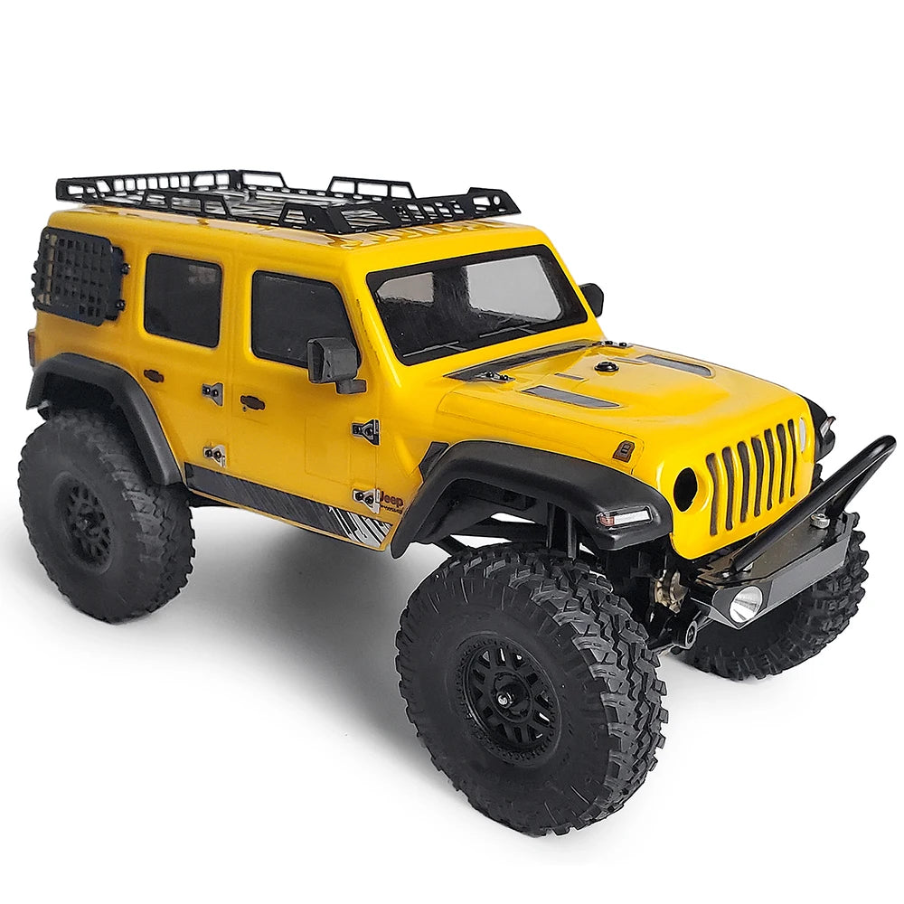 YEAHRUN Metal Roof Rack Luggage Carrier + Elastic Net for 1/24 Axial SCX24 AXI00002 RC Car Model Decoration Accessories Parts