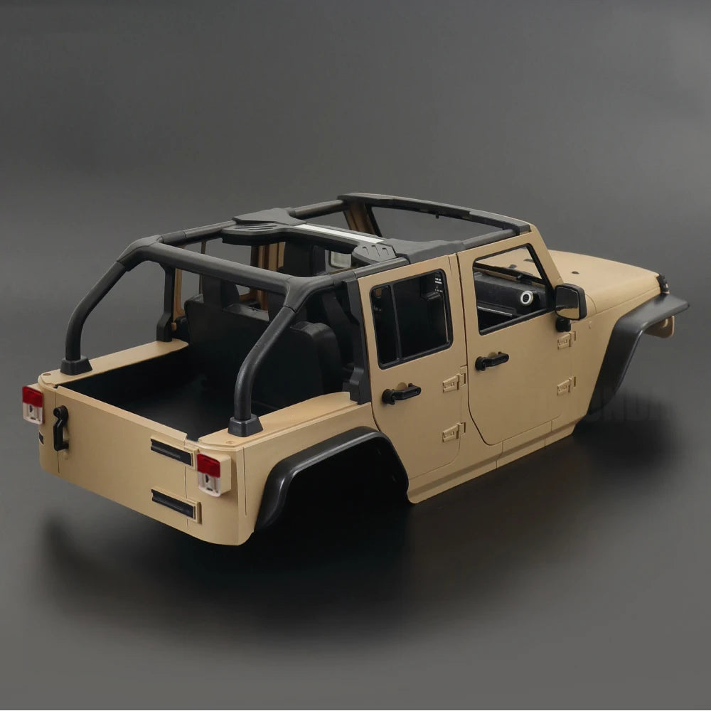1:10 Scale Convertible Hard Body Kit 313mm Wheelbase for 1/10 RC Crawler Car Axial SCX10 90046 TRX4 Redcat GEN8
