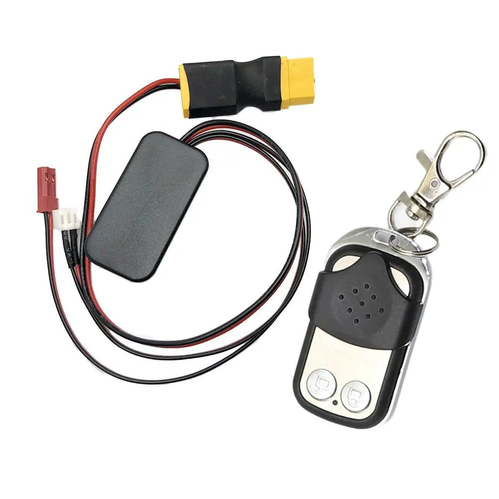 Remote control automatic simulation winch suitable for 1:10 RC covered car TRX-4 scx10 90046 D90 modification accessories