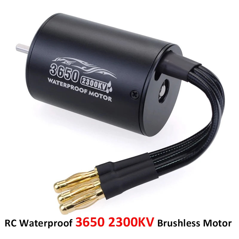 SurpassHobby Waterproof 3650 2300KV/3100KV/3900KV Brushless Motor With 60A ESC LED Program Card Combo For 1/10 RC Car Truck Toy
