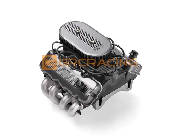 Rc Car Grc 1976 F76 V8 Simulate Engine Motor Cooling Fans Radiator For 1/10 Rc Crawler Traxxas Trx4 Trx6 Axial Scx10 D90 D100
