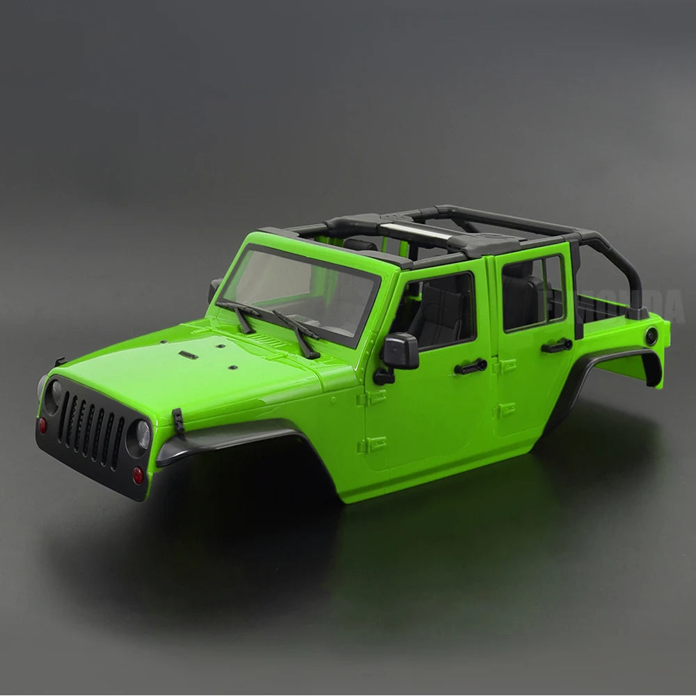 1:10 Scale Convertible Hard Body Kit 313mm Wheelbase for 1/10 RC Crawler Car Axial SCX10 90046 TRX4 Redcat GEN8
