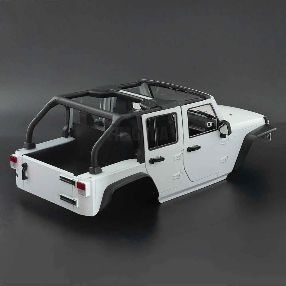 1:10 Scale Convertible Hard Body Kit 313mm Wheelbase for 1/10 RC Crawler Car Axial SCX10 90046 TRX4 Redcat GEN8
