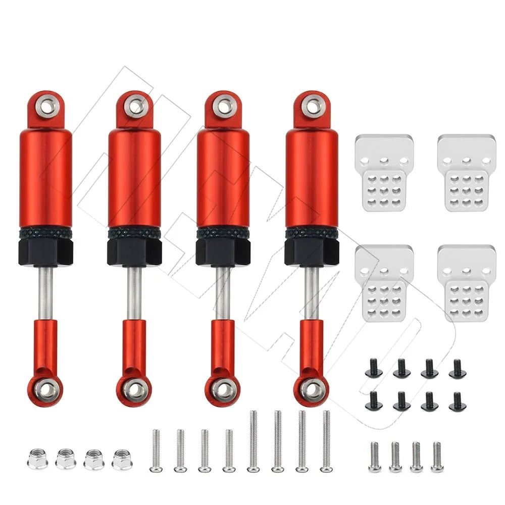4Pcs Upgrade Parts Set Shock Sbsorbers for WPL C14 C24 C34 B14 B24 MN D90 D91 MN99 MN99s RC Car Truck