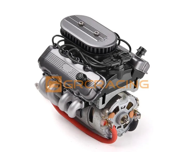 Rc Car Grc 1976 F76 V8 Simulate Engine Motor Cooling Fans Radiator For 1/10 Rc Crawler Traxxas Trx4 Trx6 Axial Scx10 D90 D100