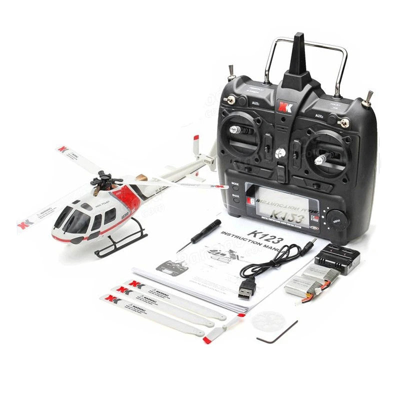 WLtoys XK K123 K124 RC Helicotper BNF RTF 2.4G 6CH 3D 6G Modes Brushless Motor RC Toys With FUTABA S-FHSS For Kids Gifts