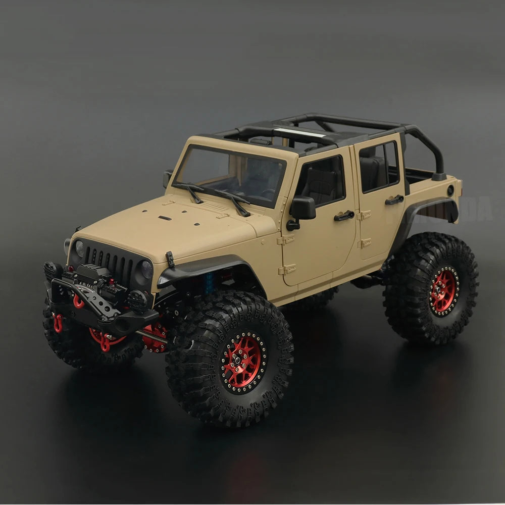 1:10 Scale Convertible Hard Body Kit 313mm Wheelbase for 1/10 RC Crawler Car Axial SCX10 90046 TRX4 Redcat GEN8