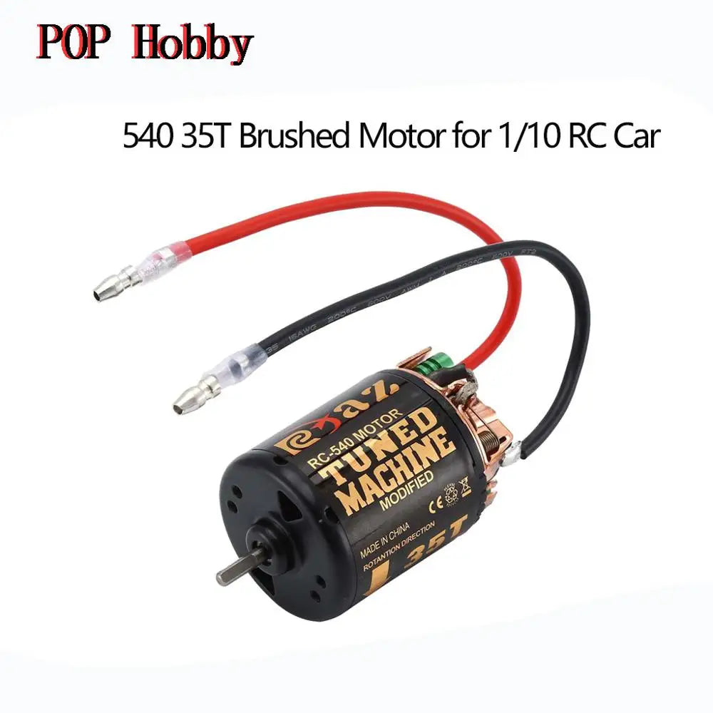 YSIDO 540 Combo Brushed Motor 55T 45T 35T 60A ESC for 1/10 Off-Road Rock Crawler Climbing RC Car Traxxas TRX4 Axial SCX10