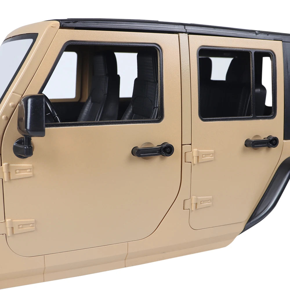Hard Plastic Car Shell 313mm Wheelbase Jeep Wrangler Rubicon Body Kit for 1/10 RC Crawler Axial SCX10 90046 90047 RGT EX86100