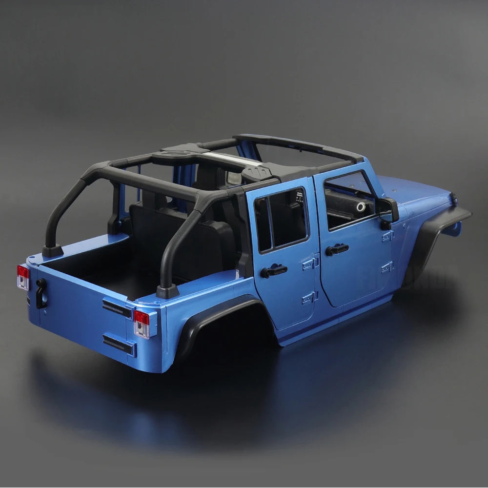 1:10 Scale Convertible Hard Body Kit 313mm Wheelbase for 1/10 RC Crawler Car Axial SCX10 90046 TRX4 Redcat GEN8