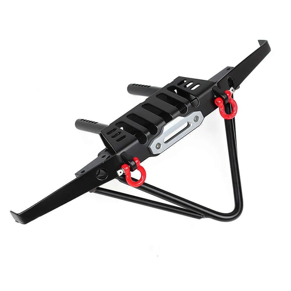INJORA Metal Front Bumper for 1/10 RC Crawler Car Axial SCX10 & SCX10 II 90046 90047