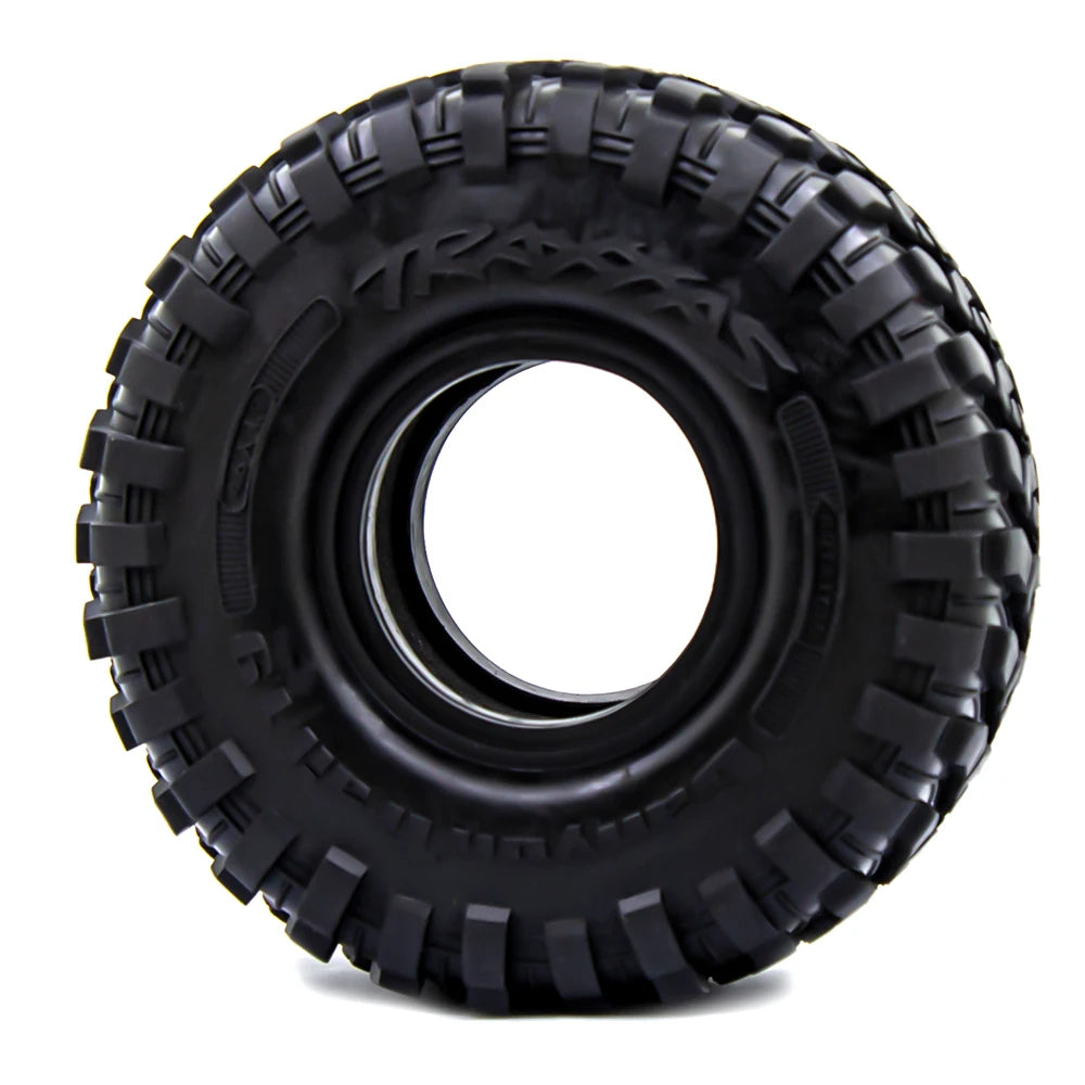 RC 120MM 1.9" Rubber Rocks Tires For 1:10 RC Rock Crawler Axial SCX10 Canyon Trail Trax TRX4 TRX6 #8174