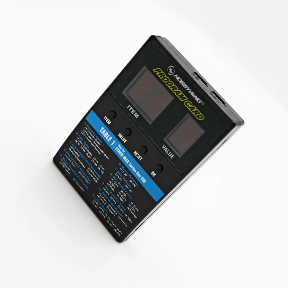 Hobbywing RC Car Program Card LED Program Box 2C Programm Card For XERUN / Flyfun Series Car Brushless ESC