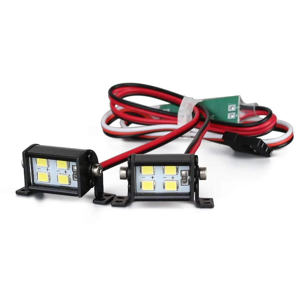 INJORA Bright Light Bar 17/52/102/147mm for 1/10 RC Crawler Car Axial SCX10 90046 TRX-4 TAMIYA CC01 D90 Redcat