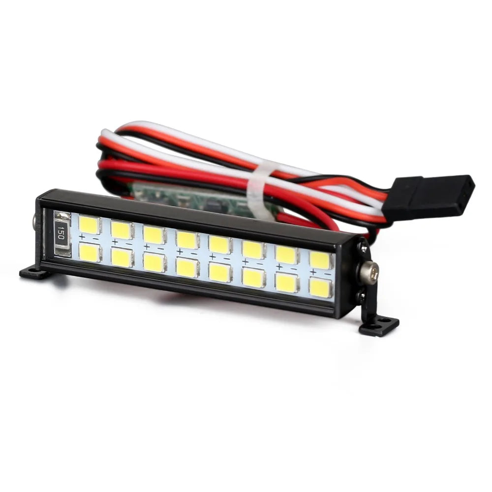INJORA Bright Light Bar 17/52/102/147mm for 1/10 RC Crawler Car Axial SCX10 90046 TRX-4 TAMIYA CC01 D90 Redcat