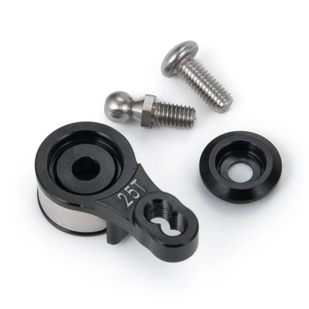 AXSPEED Aluminium Alloy Servo Saver Arm 25T Adjustable for TRX6 TRX4 Bronco Tamiya TT01 1/10 RC Crawler Car