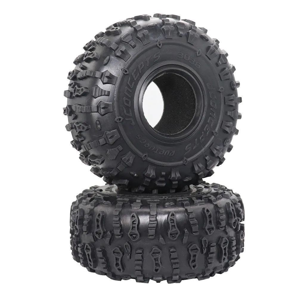 4pcs 2.2 Inch Jconcepts Rubber Tyre 2.2 Wheel Tires 150x64mm For 1/10 Rc Crawler Wraith Trax Rr10 Scx10 Wrangler 2.2 Wheel