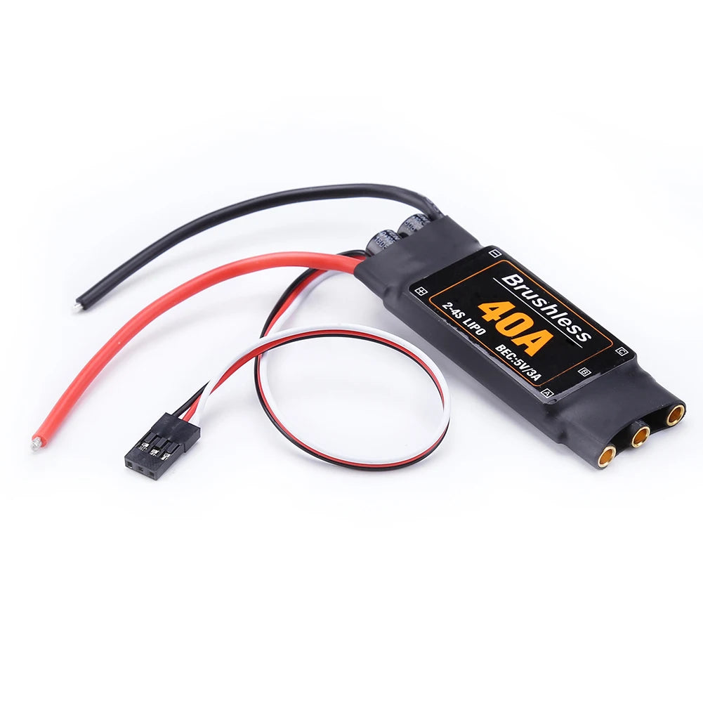 Brushless 40A ESC Speed Controler 2-4S With 5V 3A UBEC RC FPV Quadcopter RC Airplanes Helicopter F450 F550 S500 30A motor XT60