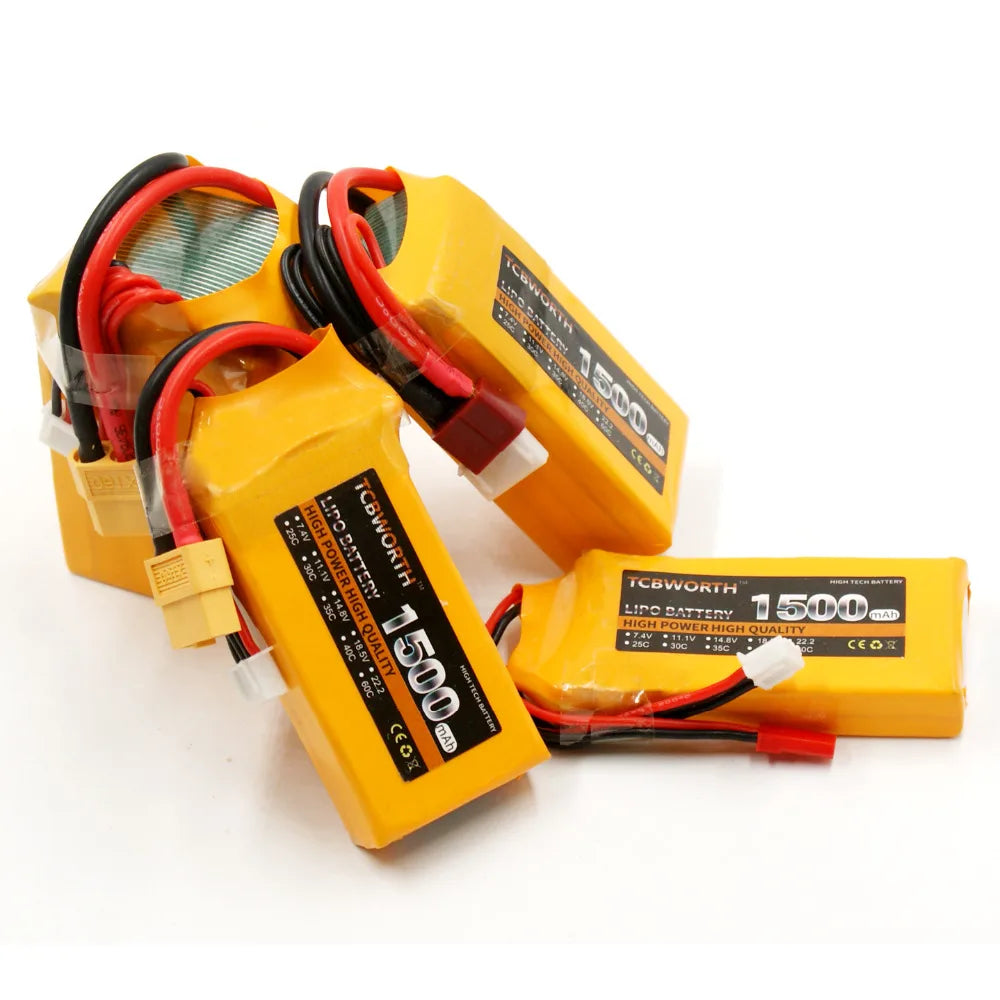 3S 11.1V RC LiPo Battery 1300 1500 1800 2200 3000 6000mAh 25C 35C 60C For RC Aircraft Quadrotor Drone Airplane 3S Batteries