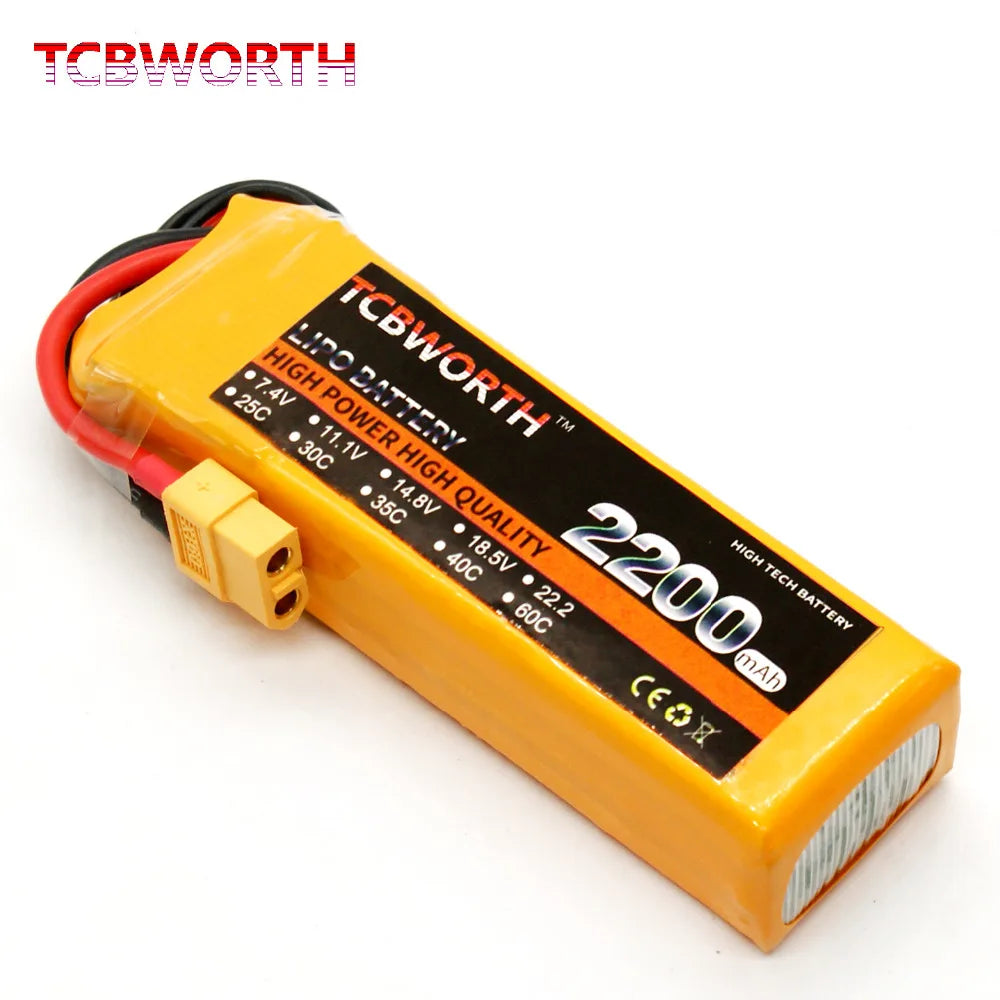 3S 11.1V RC LiPo Battery 1300 1500 1800 2200 3000 6000mAh 25C 35C 60C For RC Aircraft Quadrotor Drone Airplane 3S Batteries