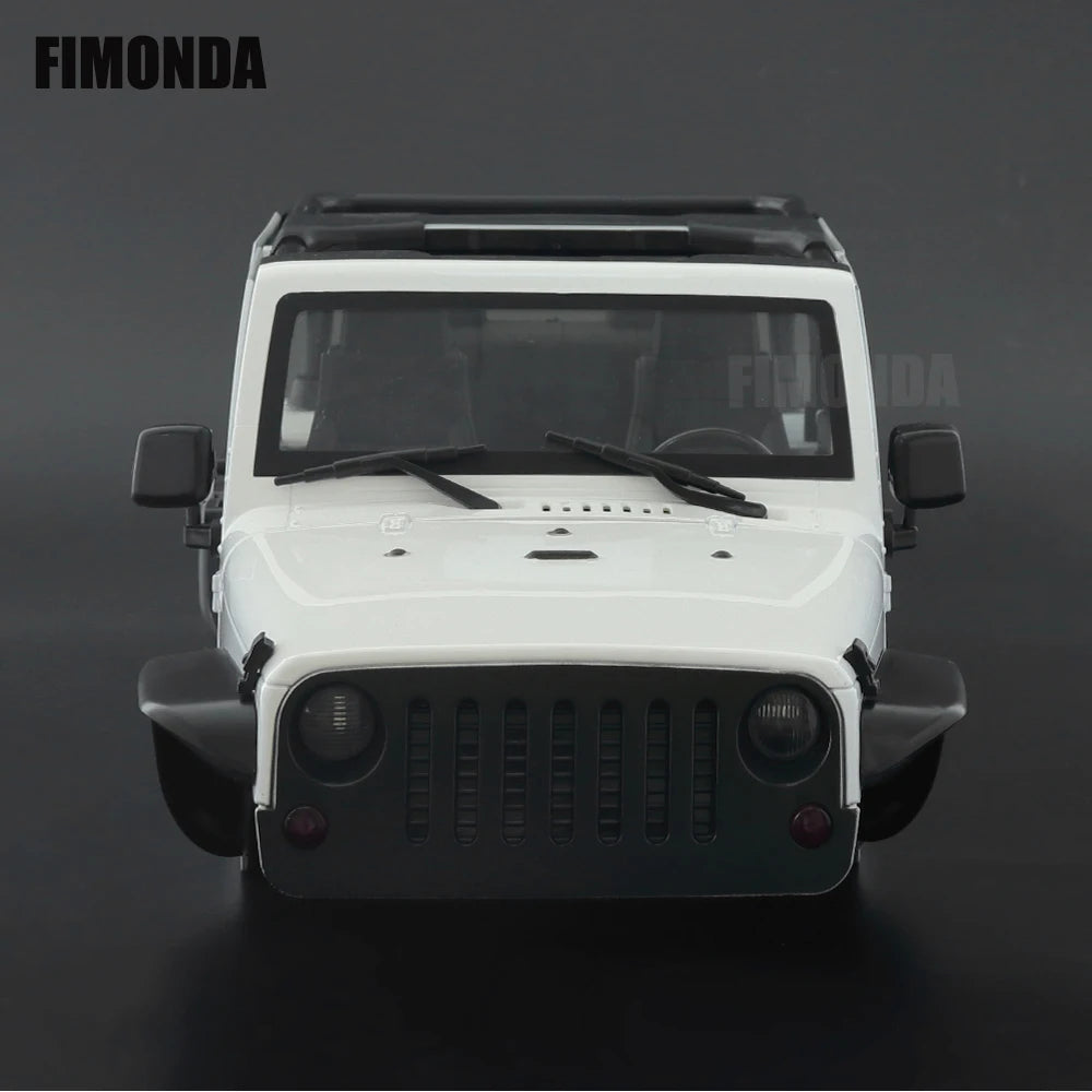 1:10 Scale Wrangler Convertible Hard Body Kit 313mm Wheelbase for 1/10 RC Crawler Axial SCX10 Rubicon TRX4 Redcat GEN8